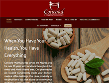 Tablet Screenshot of concordrx.com
